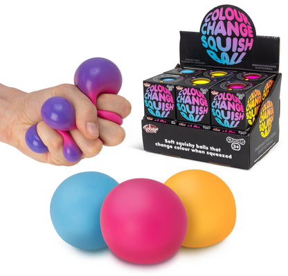 SCRUNCHEMS BALLE À ÉCRASER CHANGEANT DE COULEUR