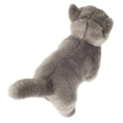 Peluche Chat chartreux debout