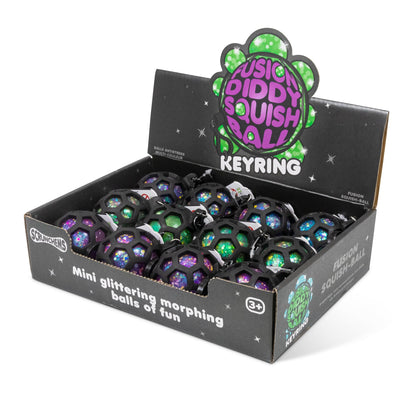 SCRUNCHEMS FUSION SQUISH BALL KEYRING