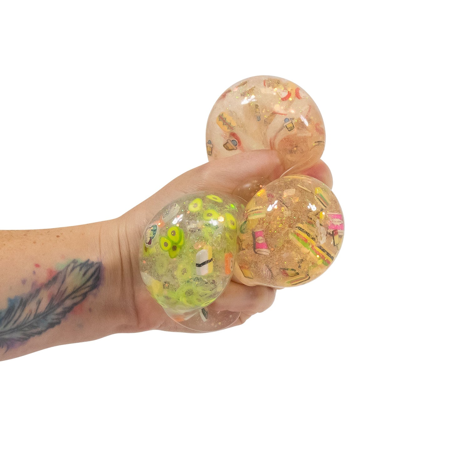 Boules de squish DIDDY FAST FOOD SCRUNCHEMS - Paquet de 3