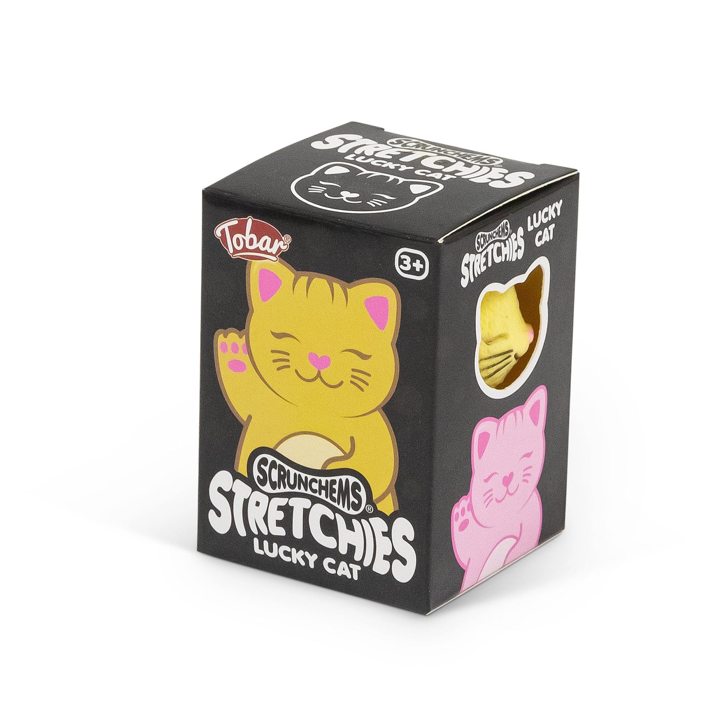 SCRUNCHEMS ÉTIRE LE CHAT PORTE-BONHEUR