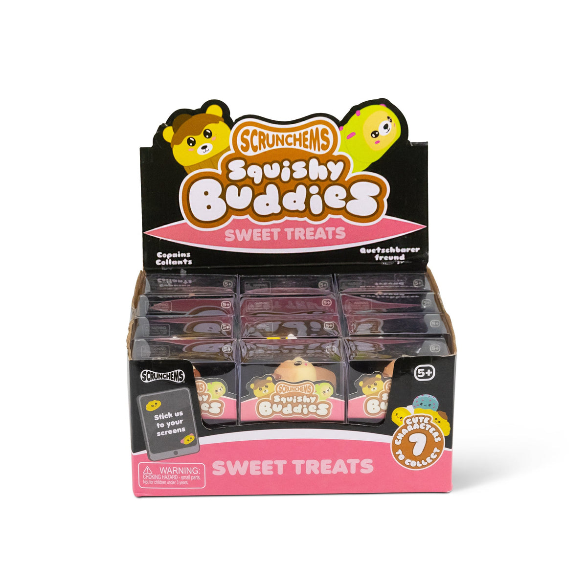 SCRUNCHEMS SQUISHY BUDDIES - DES FRIANDISES SUCREES