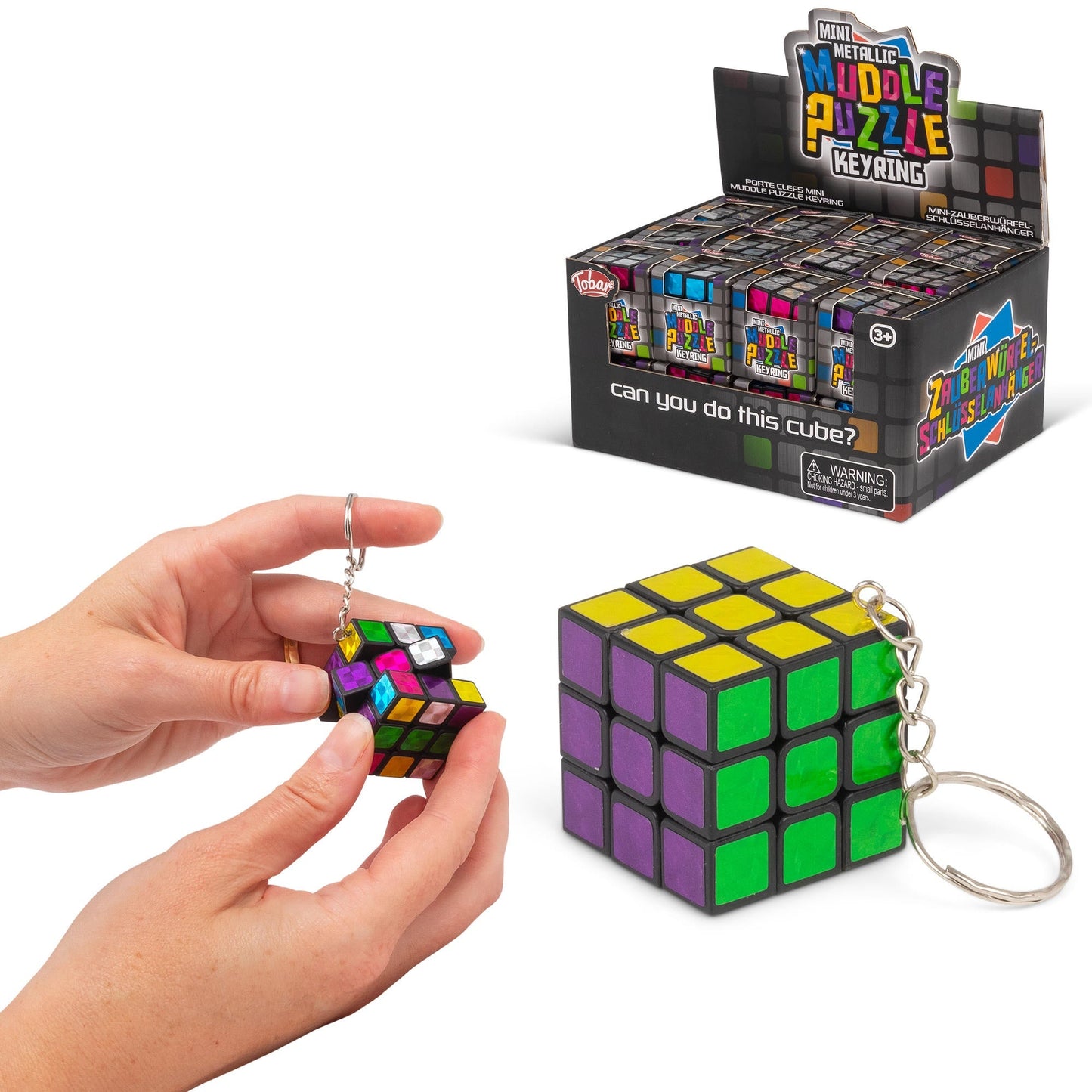 MINI METAL PUZZLE KEY RING