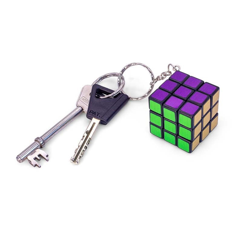 MINI PORTE-CLÉS PUZZLE MÉTALLIQUE