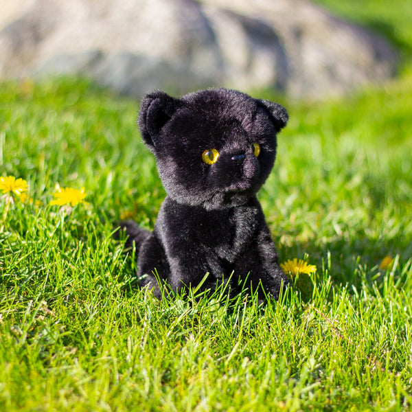 ANIMIGOS LE MONDE DE LA NATURE 18CM CHAT NOIR