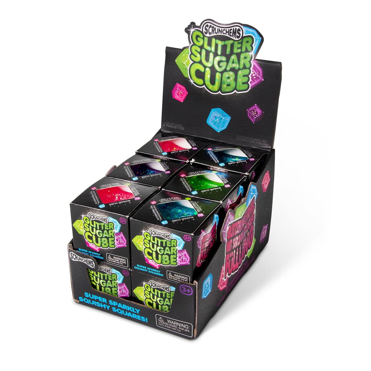 SCRUNCHEMS GLITTER SUGAR CUBE