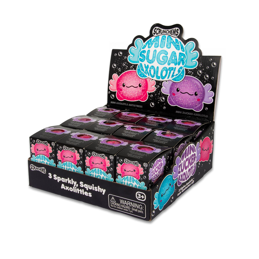 Scrunchems Mini Sugar Axolotls – 3er-Set