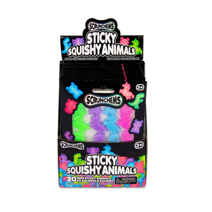 SCRUNCHEMS STICKY SQUISHY ANIMALS