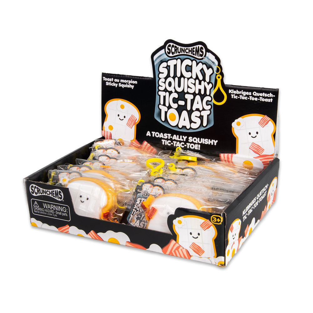 Scrunchems Sticky Squishy Tic Tac Toast
