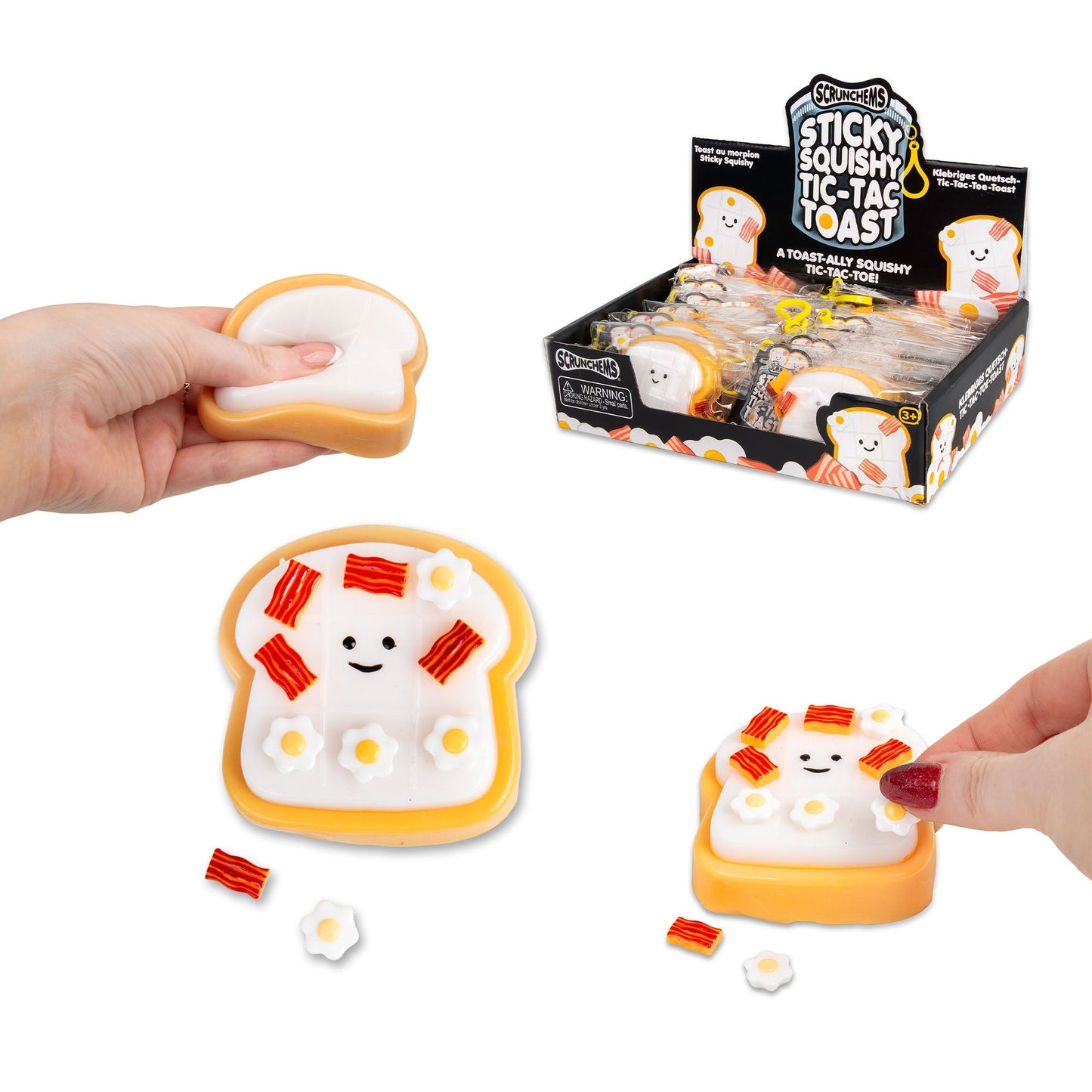 SCRUNCHEMS STICKY SQUISHY TIC TAC TOAST