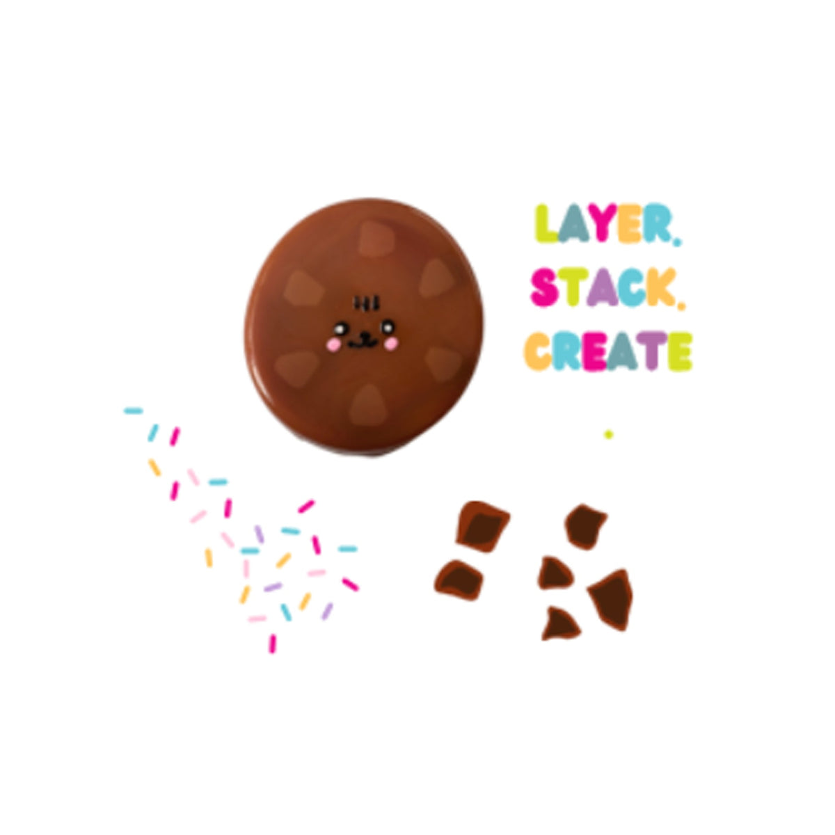 SCRUNCHEMS SWEET TREATS STICKY SQUISHY COOKIE
