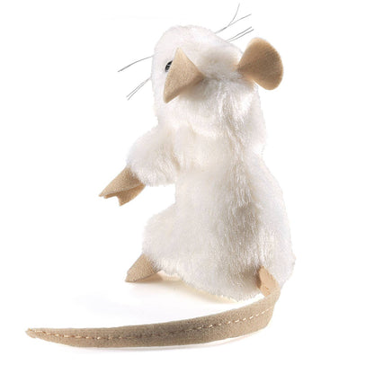 Marionnette à main Mini souris blanche 2776/ mini-souris blanche Folkmanis réaliste