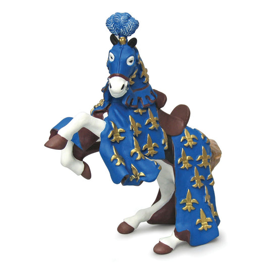 Prince Philip's Horse Figurine Blue