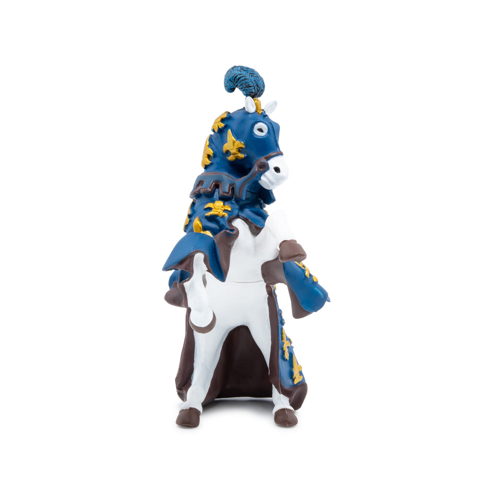 Figurine Cheval du prince Philippe bleu