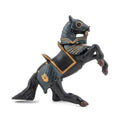 Figurine Cheval en armure noire