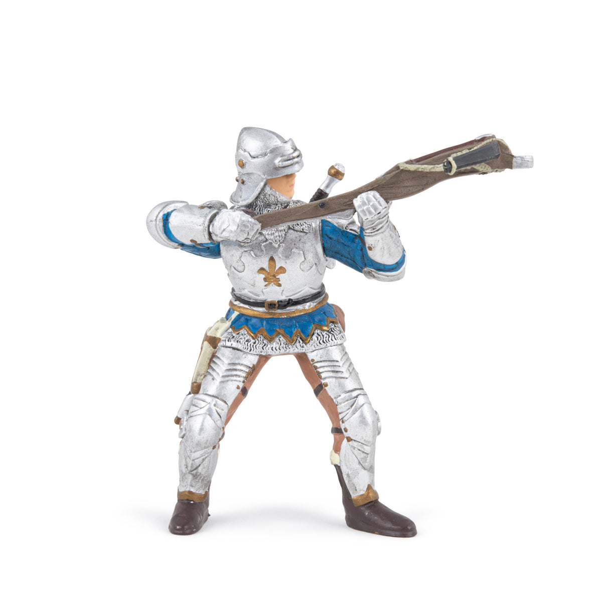 Figurine Arbalétrier bleu en armure