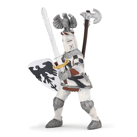 Figurine Chevalier blanc au cimier