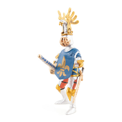 Figurine Chevalier bleu fleur de lys