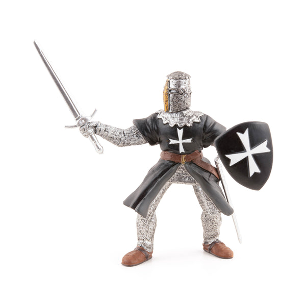 Figurine Chevalier hospitalier à l'épée Papo - personnage médiéval