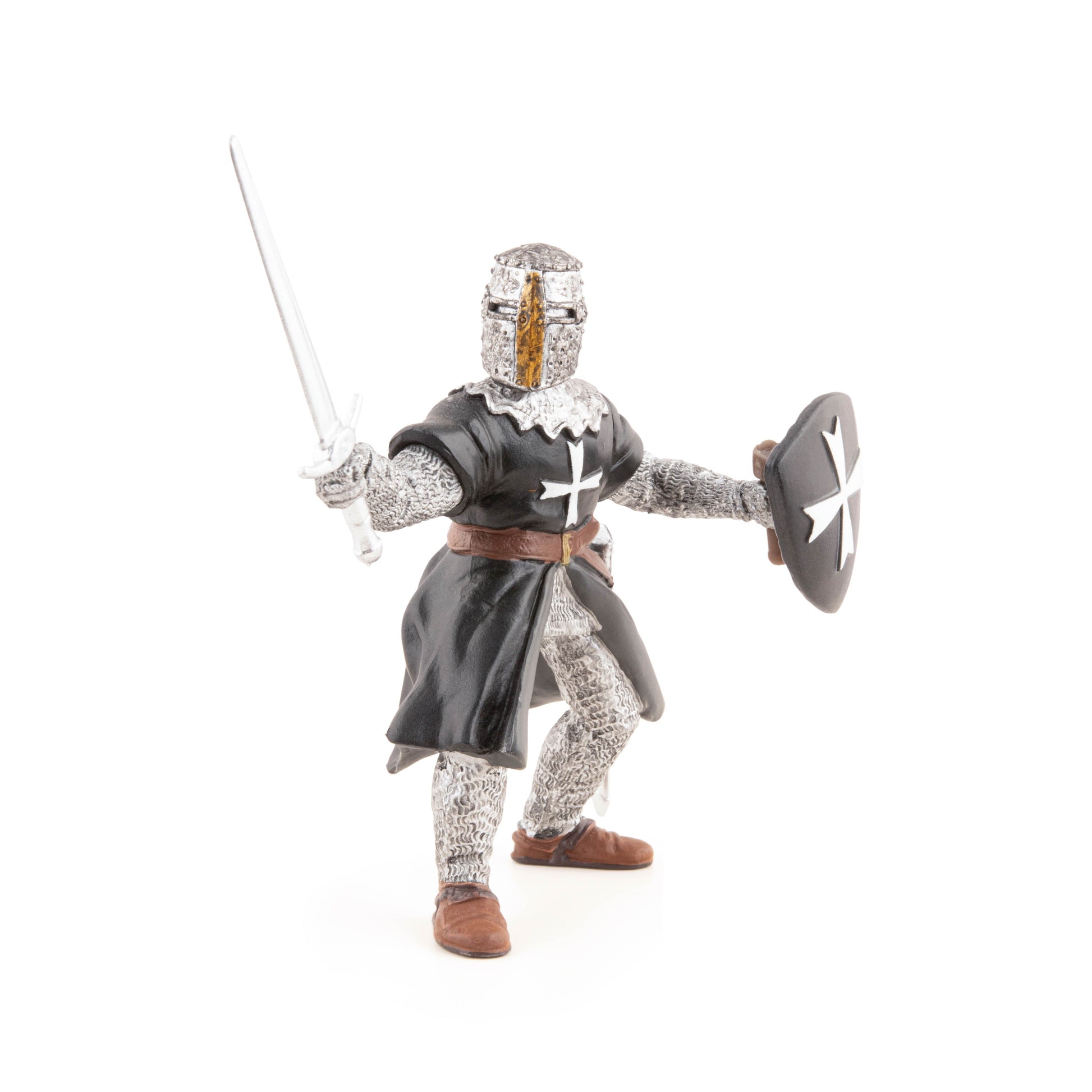 Figurine Chevalier hospitalier à l'épée Papo - personnage médiéval