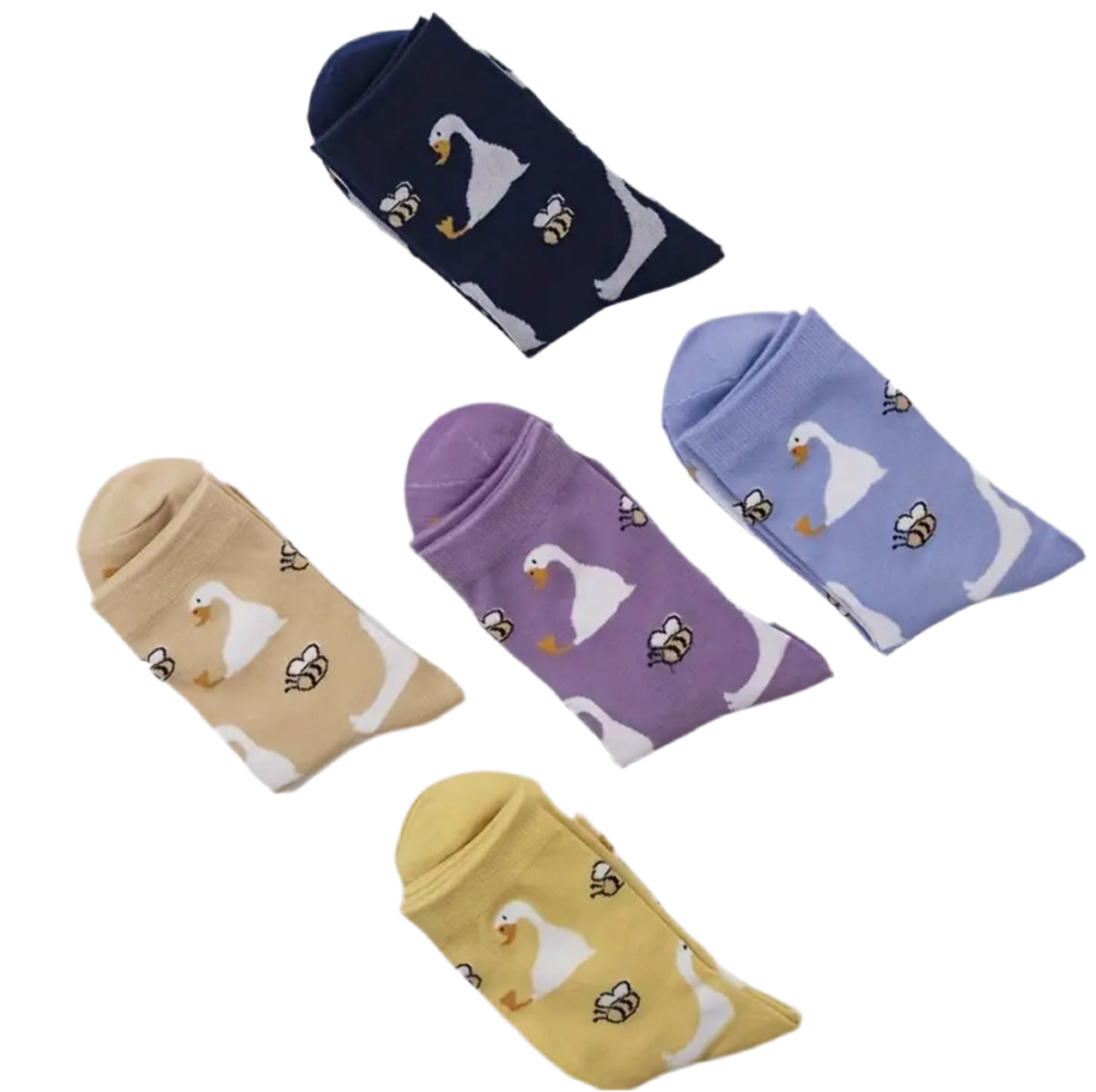 Ducks and Bees Socks