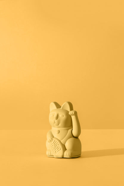 Mini Chat Chanceux Jaune