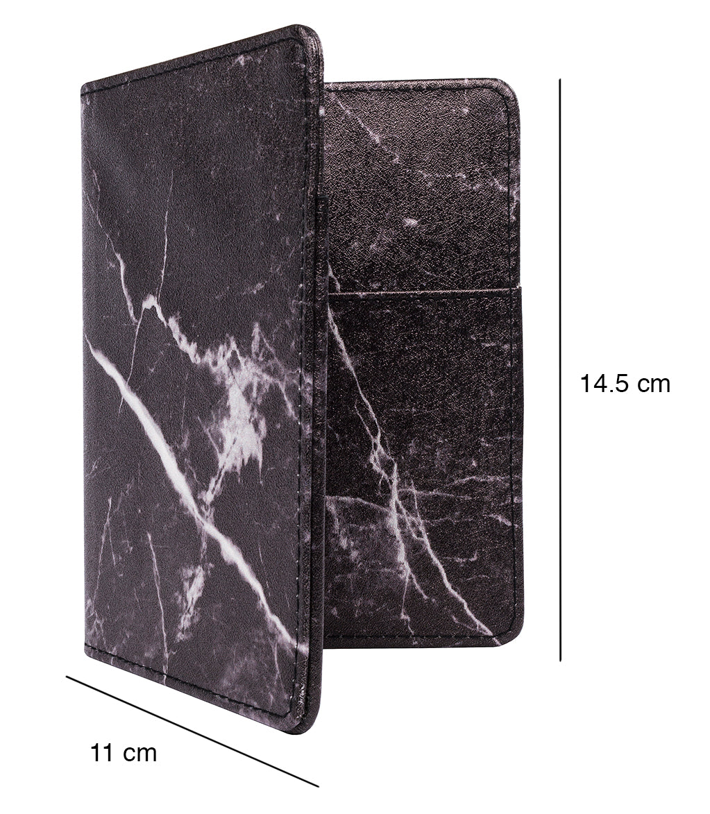 Étui pour passeport – noir Marble