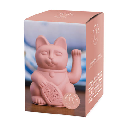 Lucky pink cat
