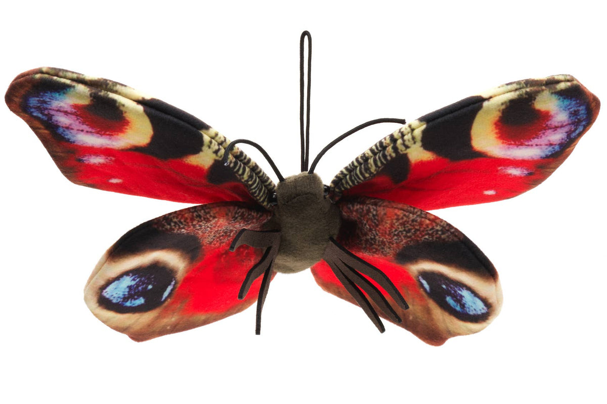 Peluche Papillon Rouge avec Boucle
