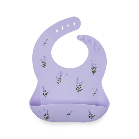 Shayan silicone bib, lavender - lilac