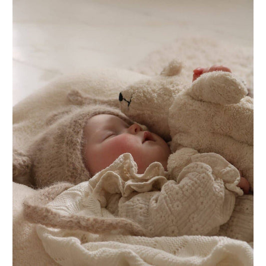 Small Bear Puppet Plush Toy | White