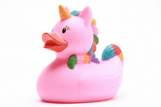 Pink Rainbow Unicorn Duck