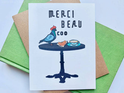 Thank you card “Thank you Beau Coo”
