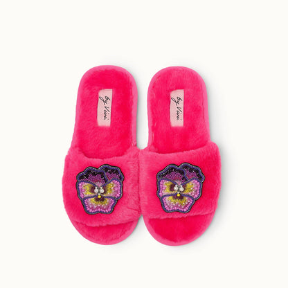 Paire de broches pour Chaussons - Orchidée