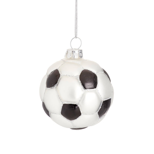 Een bal in de vorm van een voetbal.