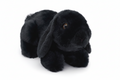 Peluche Lapin Bélier Noir Couché