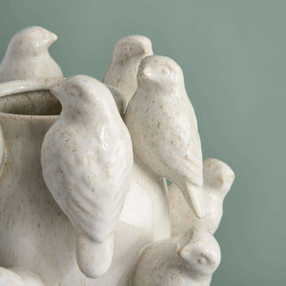 Vase M. Oisillon Blanc