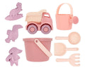 Ensemble de Jouets de Plage Vieux Rose
