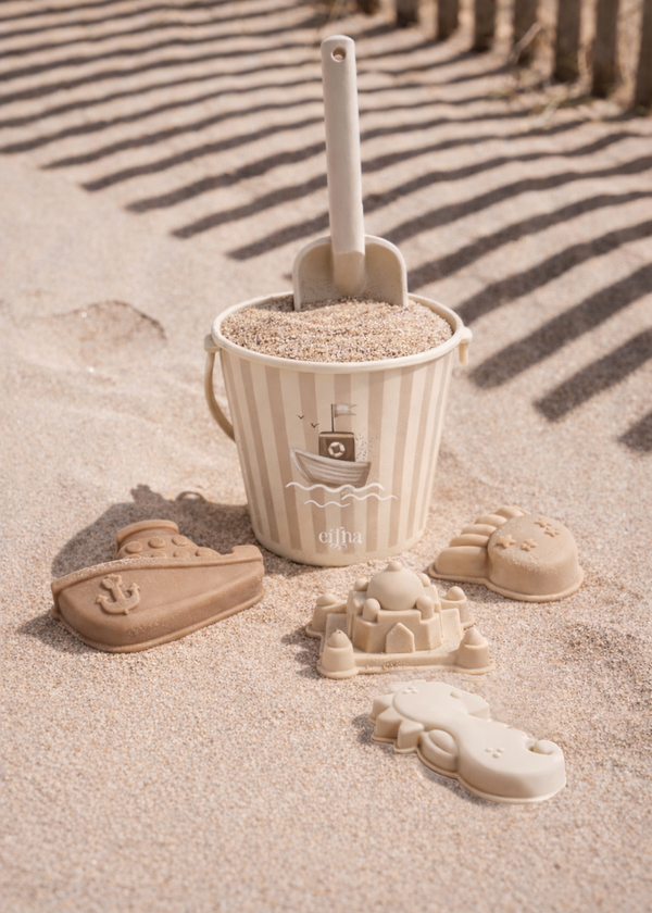 Ensemble de jouets de plage - Bateau rayé