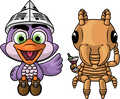Termite King & Seabill Monitor Buddies