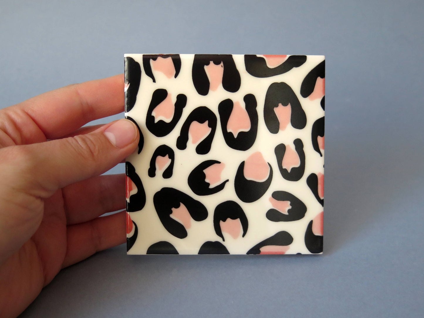 Sous-verres en céramique Leopard design