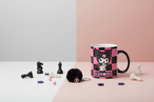 Sanrio Mug - Kuromi Checkerboard