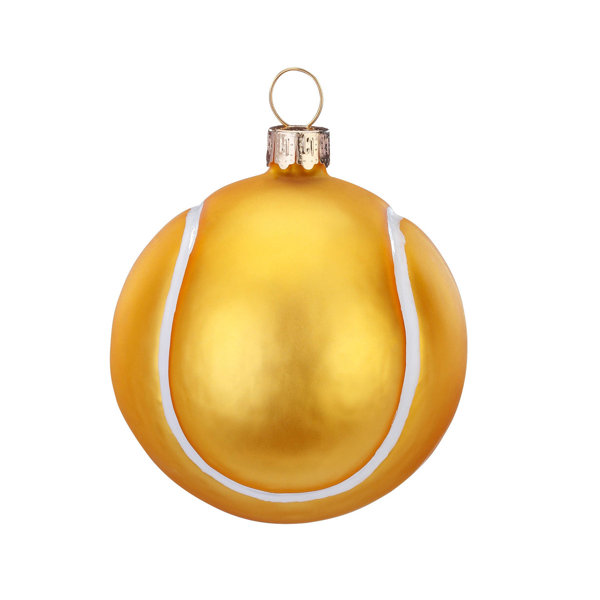 Boule de Noël balle de tennis en verre 7 cm – Holly & Jolly