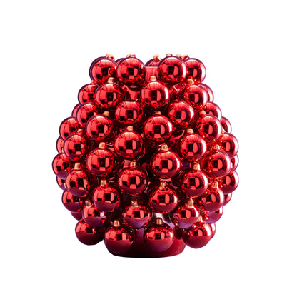 Vase Boule de Noël, Rouge