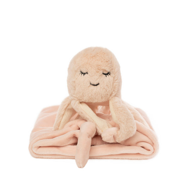 Pluche octopus - Roze