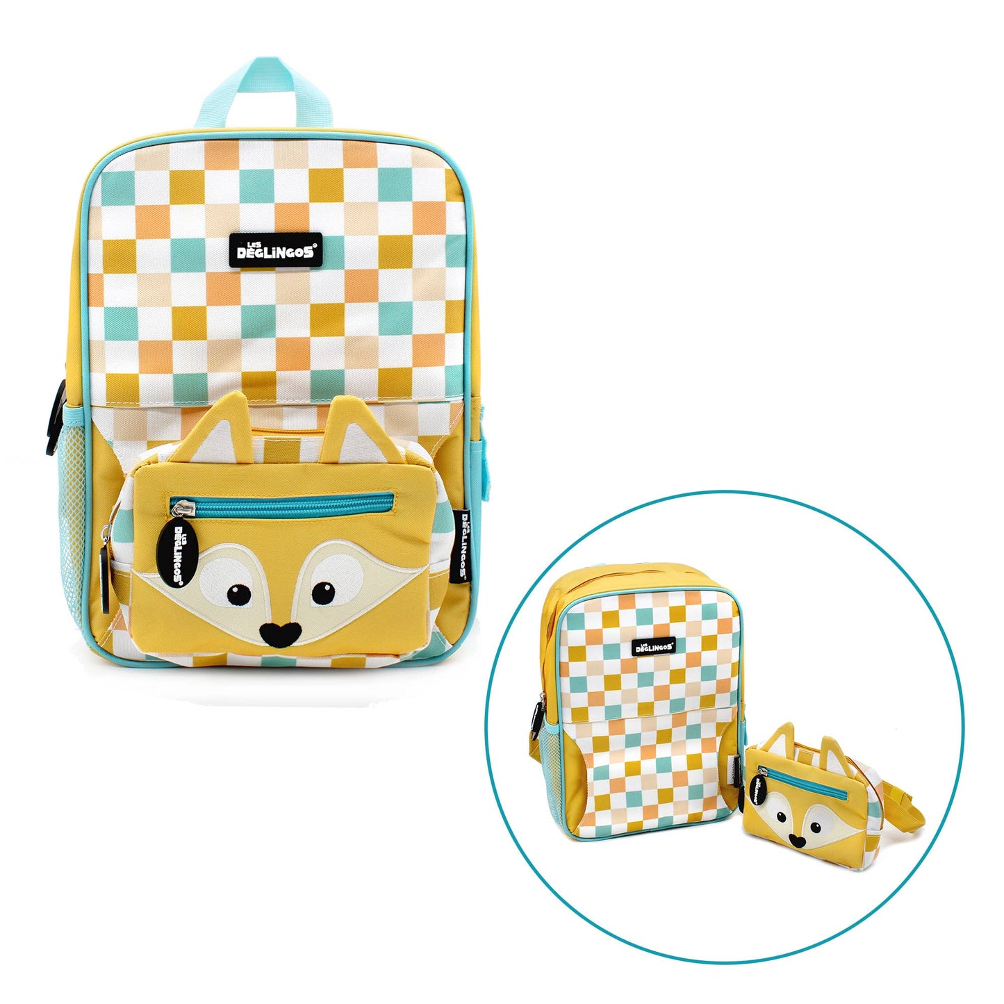 LES DEGLINGOS 2 EN 1 SAC À DOS / BANANE CYRANOS LE RENARD