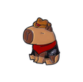 Pin's Capybara Cowboy