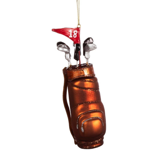 Ballen in de vorm van golfclubs