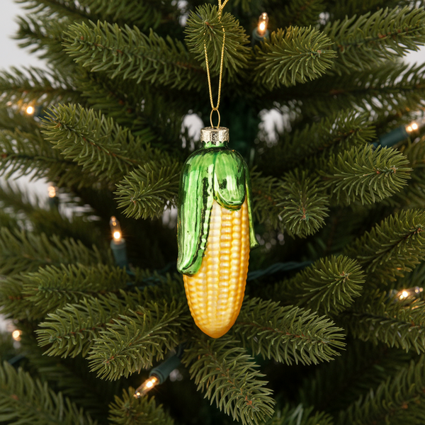 Kerstbal van maïskolf