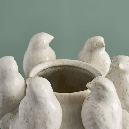 Vase M. Oisillon Blanc